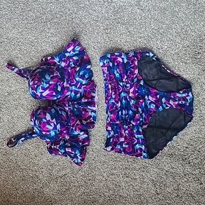 Torrid Abstract Bathing Suit